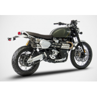 ZARD Dual Slip-on Exhaust for the Triumph Scrambler 1200 (19-20) ZARD Dual Slip-on Exhaust for the Triumph Scrambler 1200 (19-20)